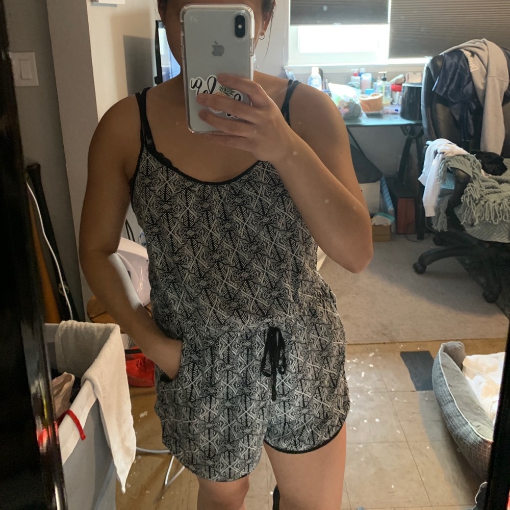 Printed Romper
